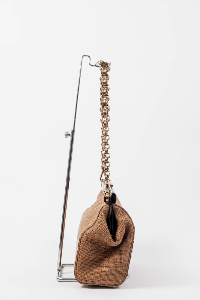 SEMITRACOLLA STRAW PURSE