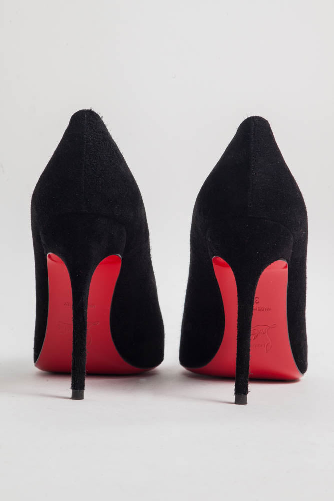 VNECK SUEDE STILETTOS