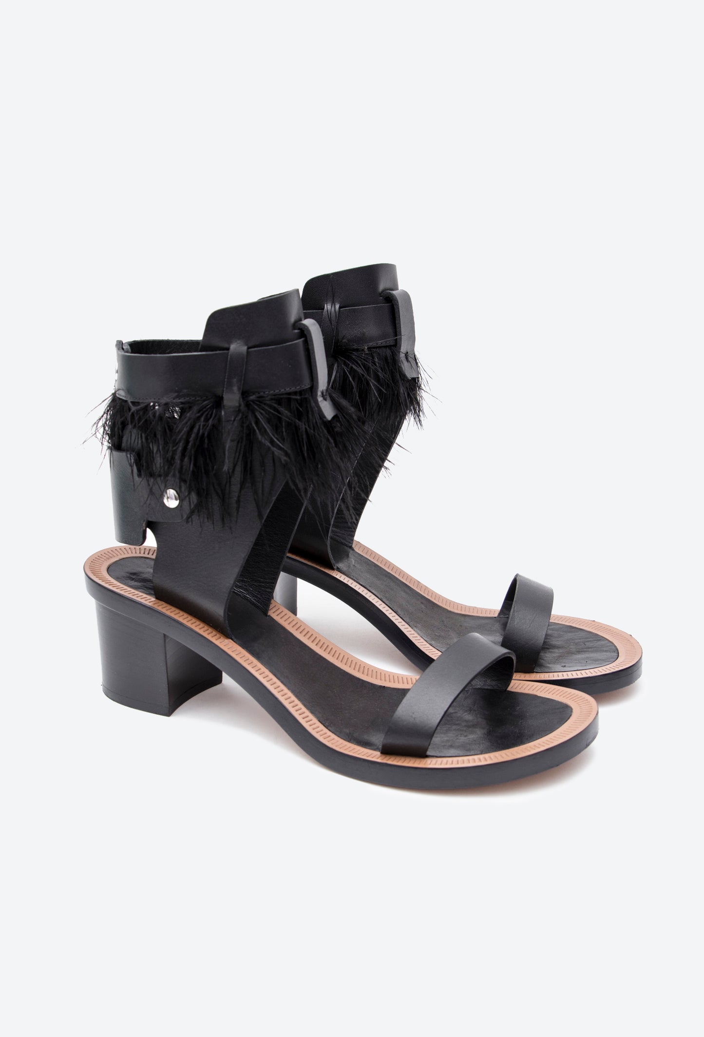 JUDIE FEATHER SANDAL