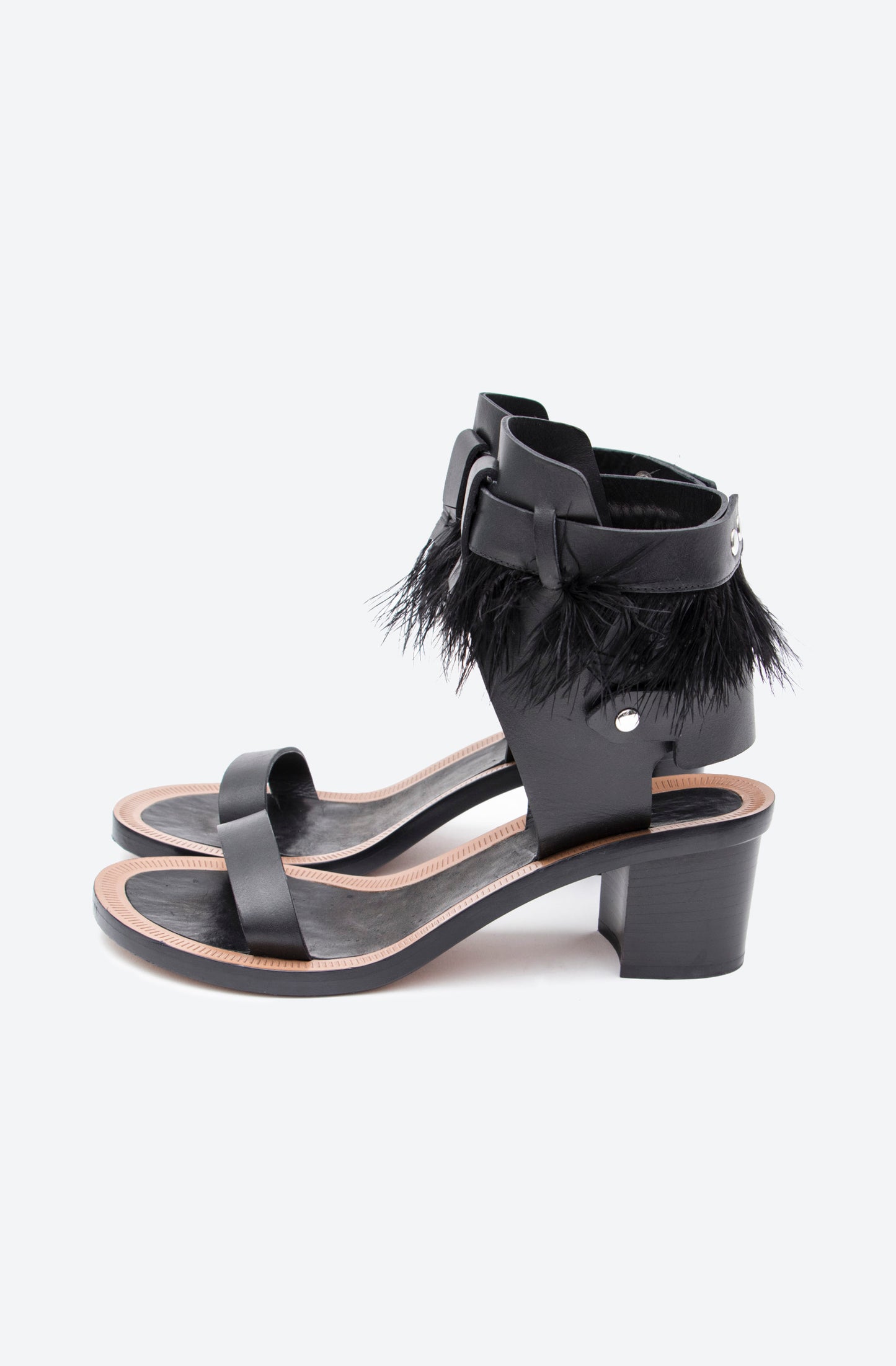 JUDIE FEATHER SANDAL