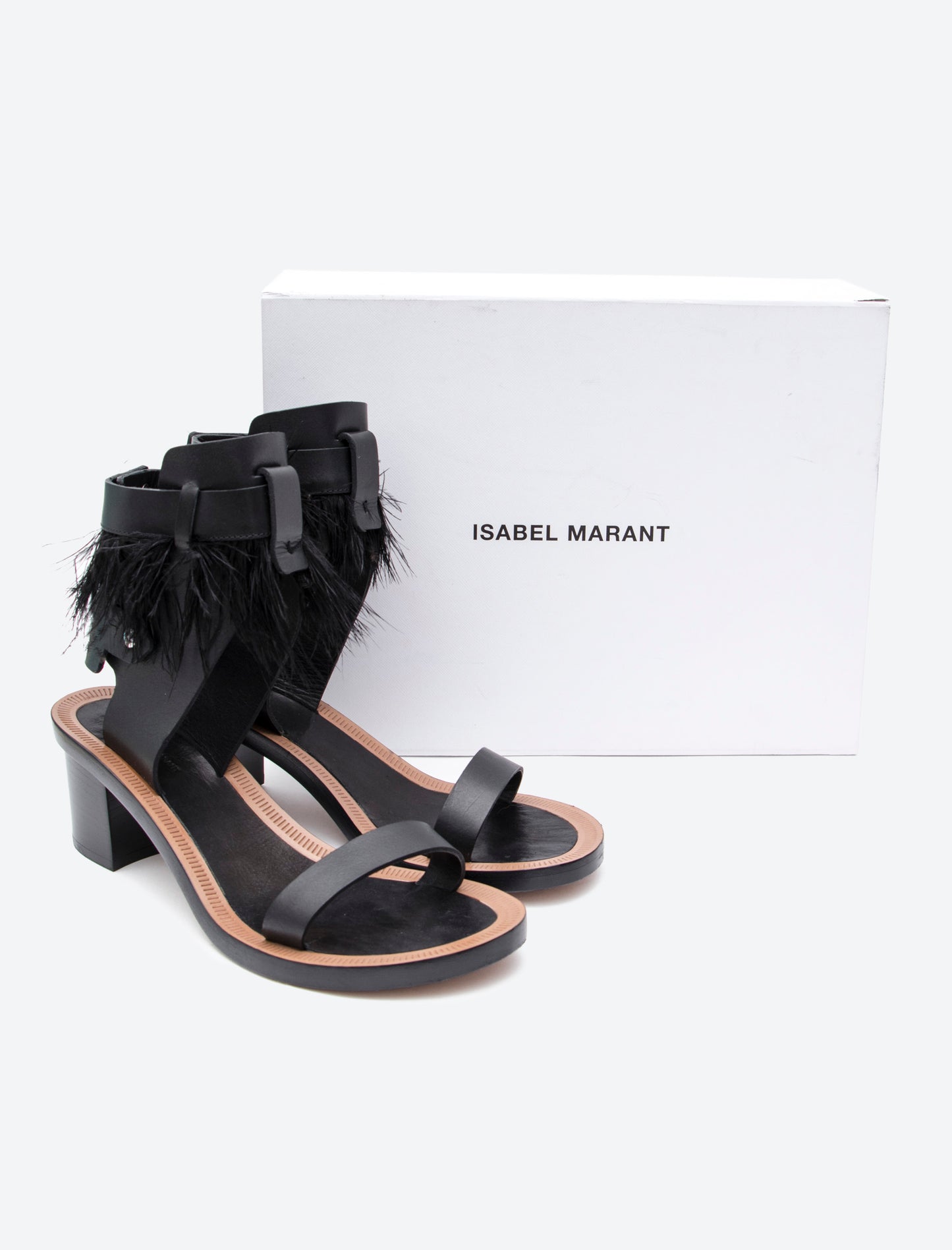 JUDIE FEATHER SANDAL