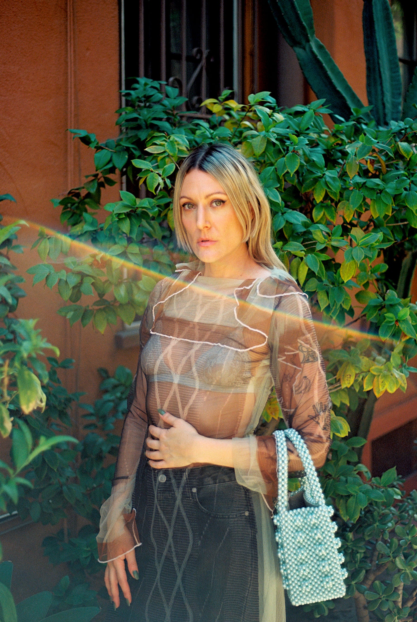 MESH MAXI DRESS