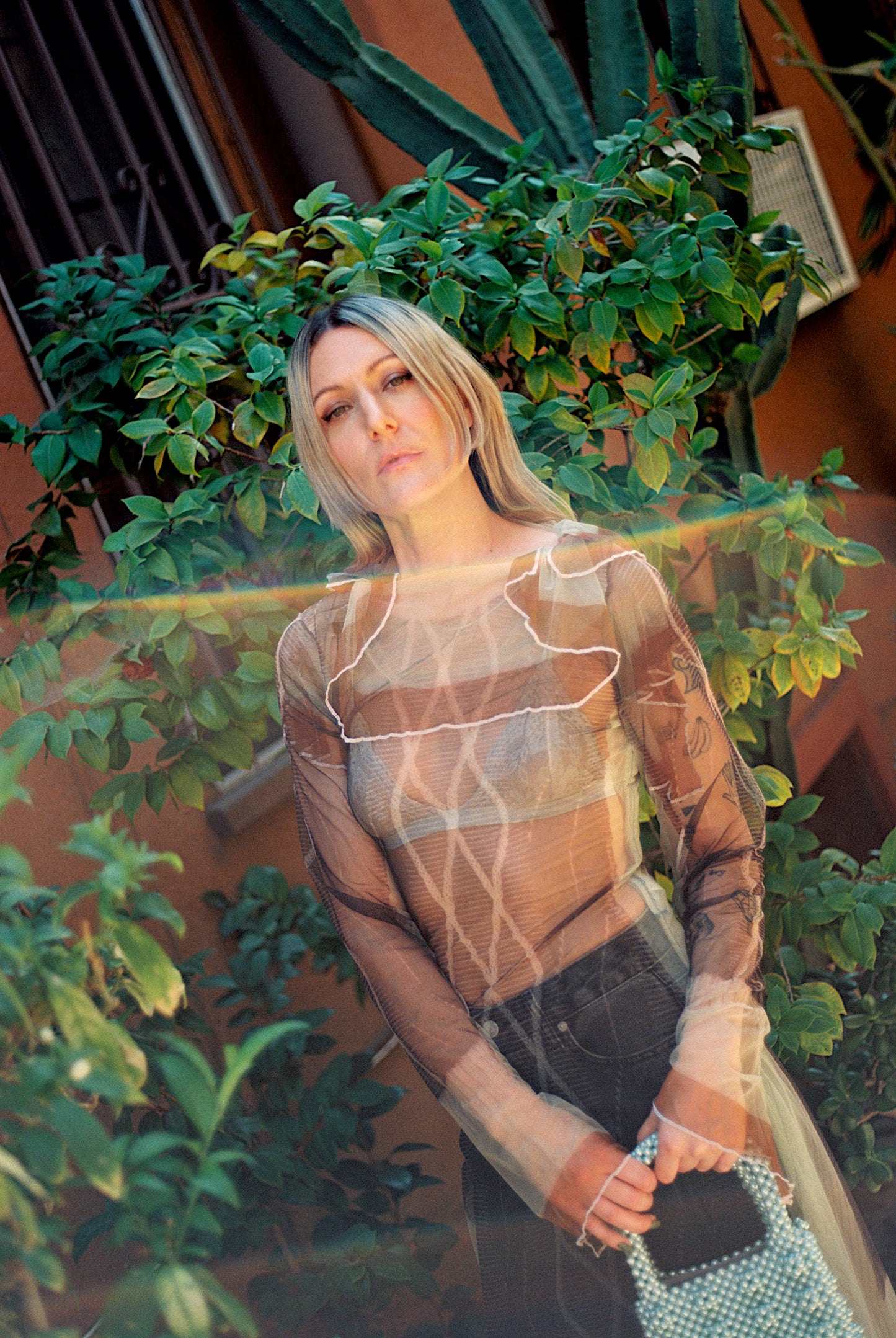 MESH MAXI DRESS