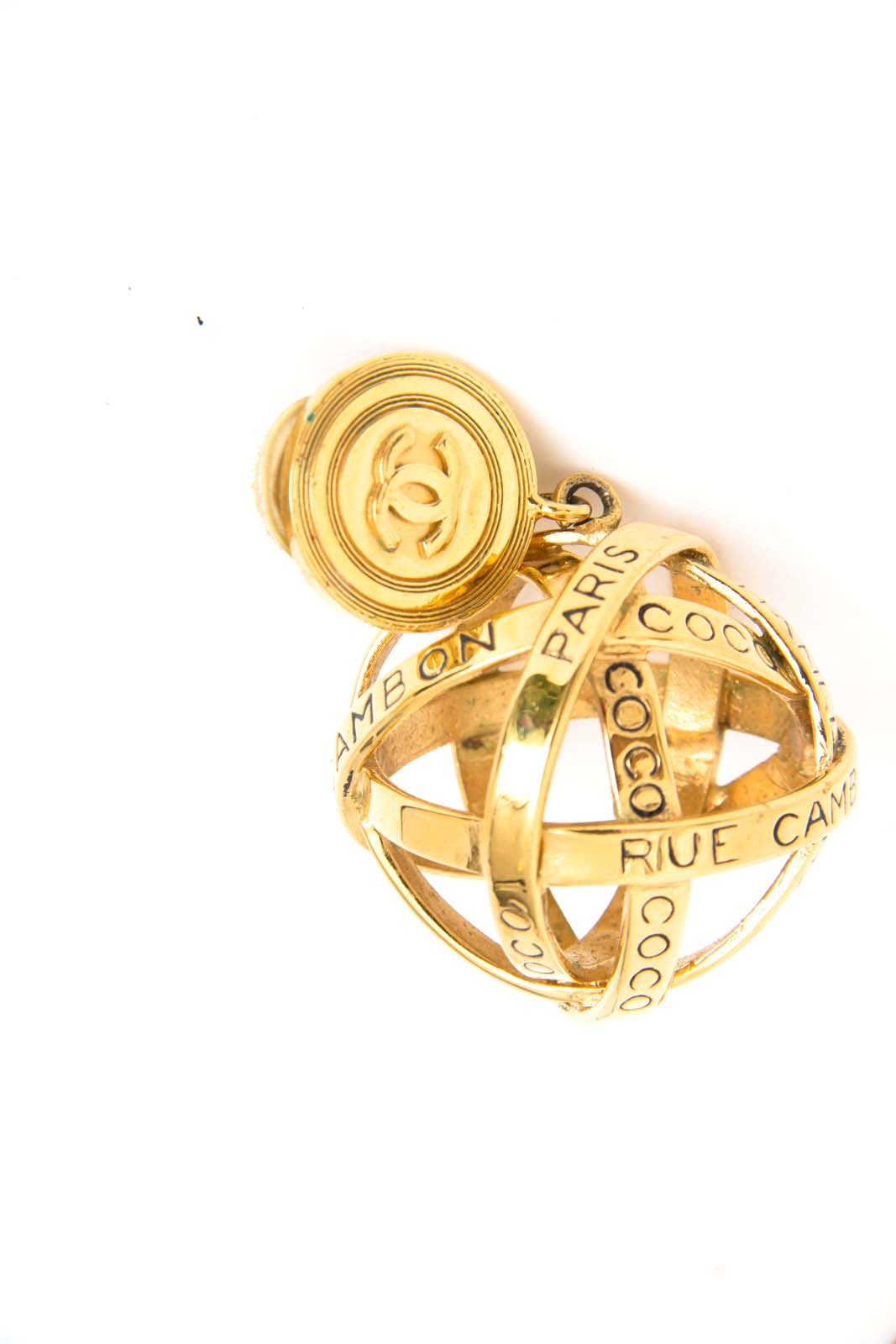 VINTAGE GLOBE EARRINGS