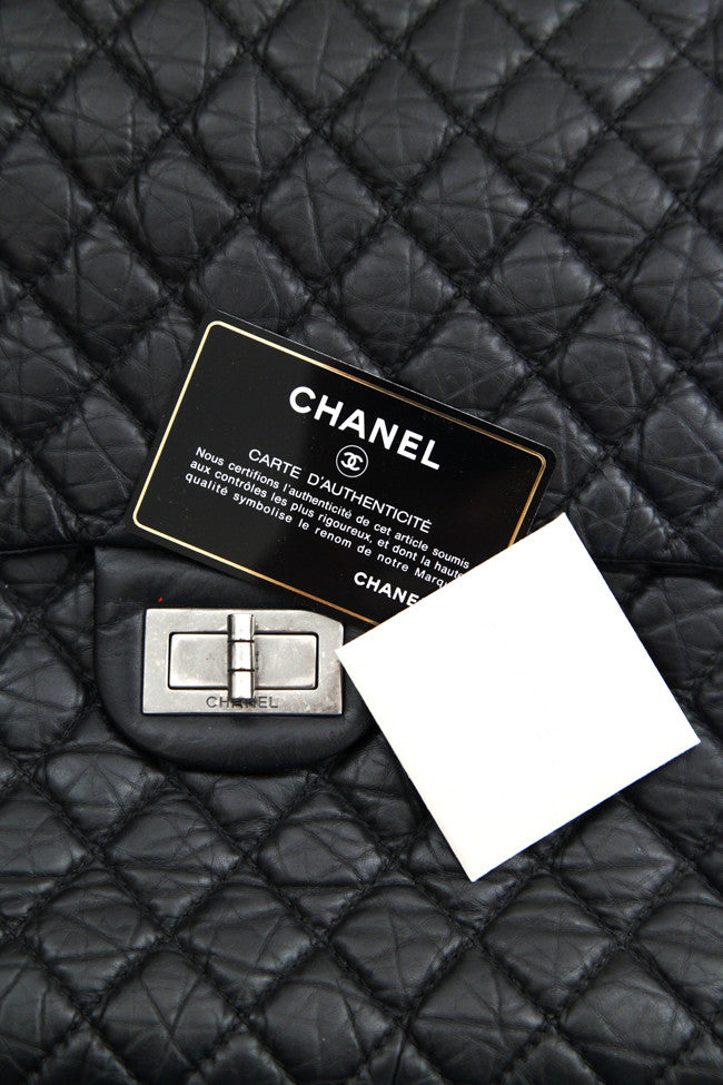 BLACK REISSUE JUMBO PURSE