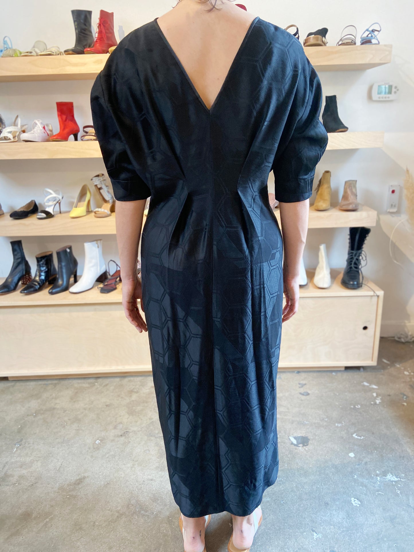 GEOMETRIC BIAS DRESS