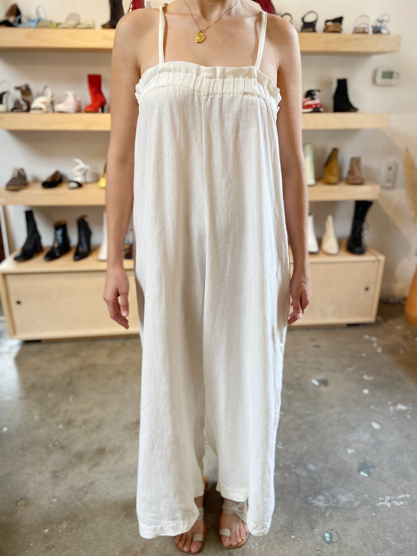 DEIA LINEN JUMPSUIT