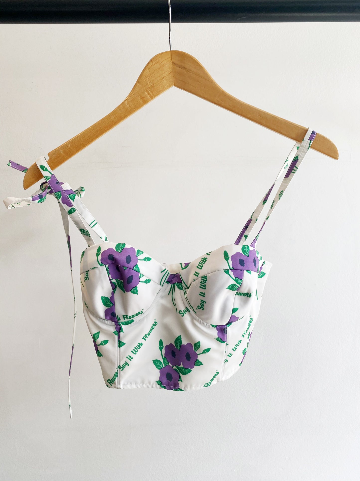 PINTUCKED BUSTIER W TAGS