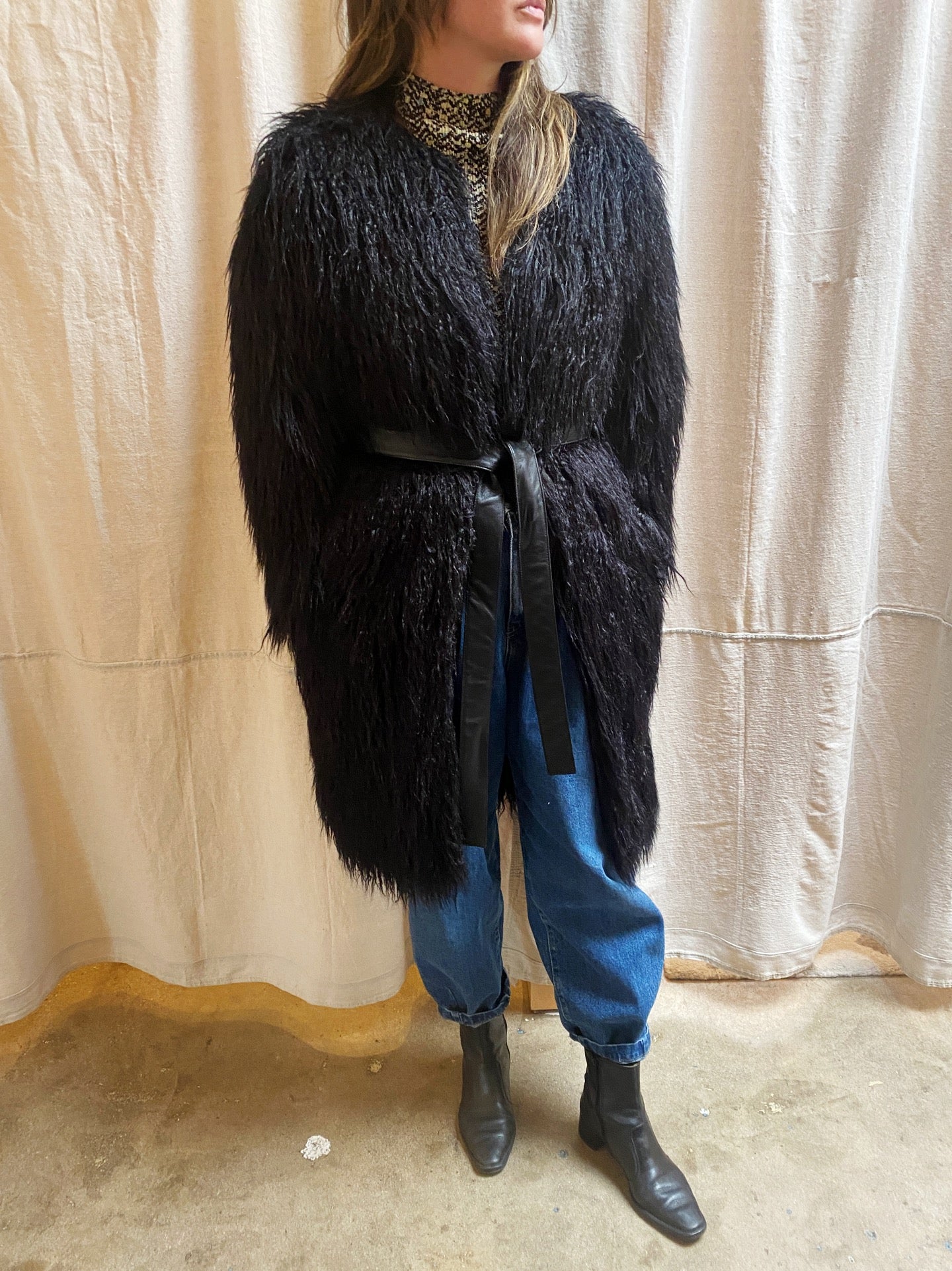 MOXIE SHAGGY COAT