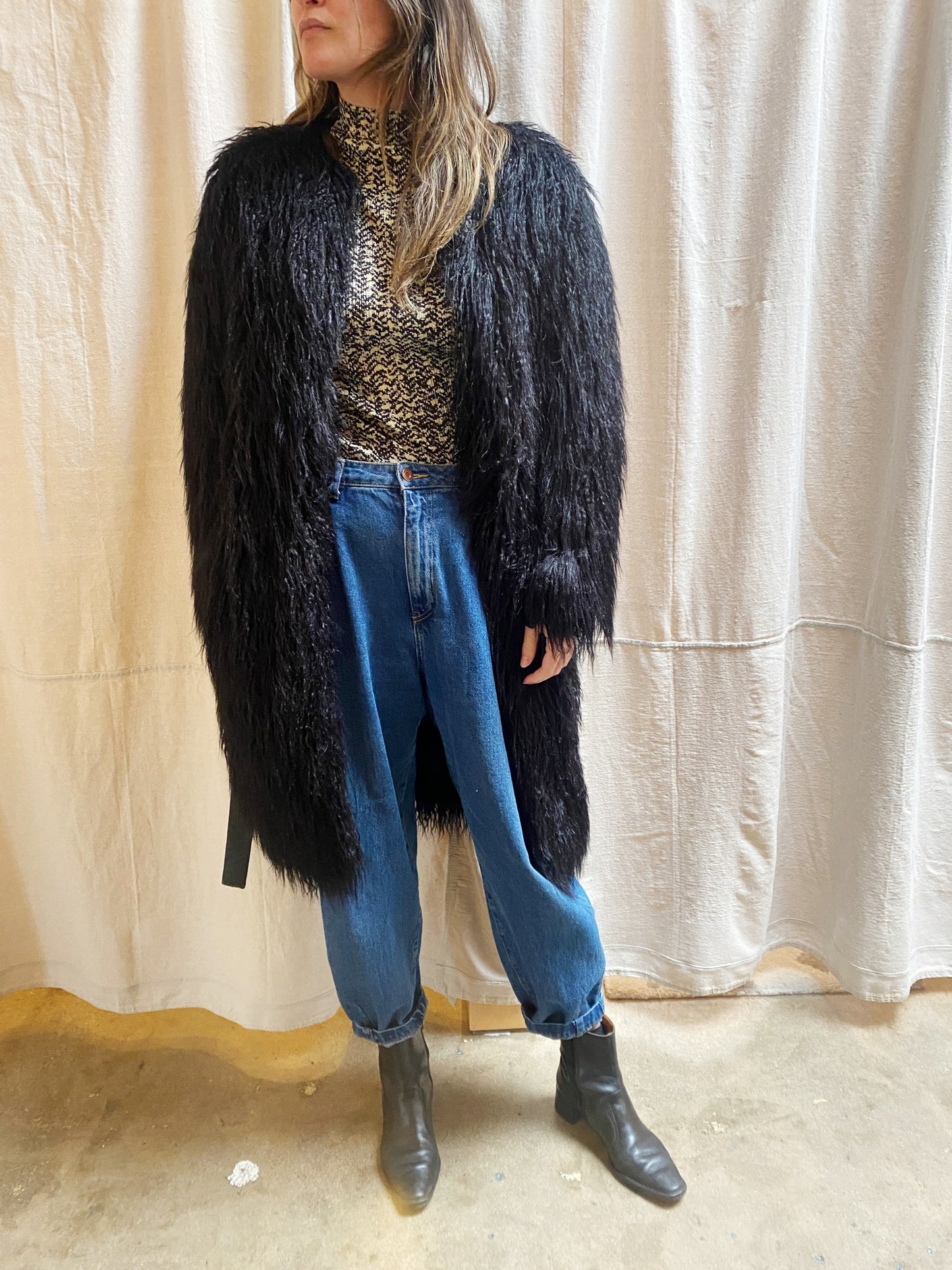MOXIE SHAGGY COAT