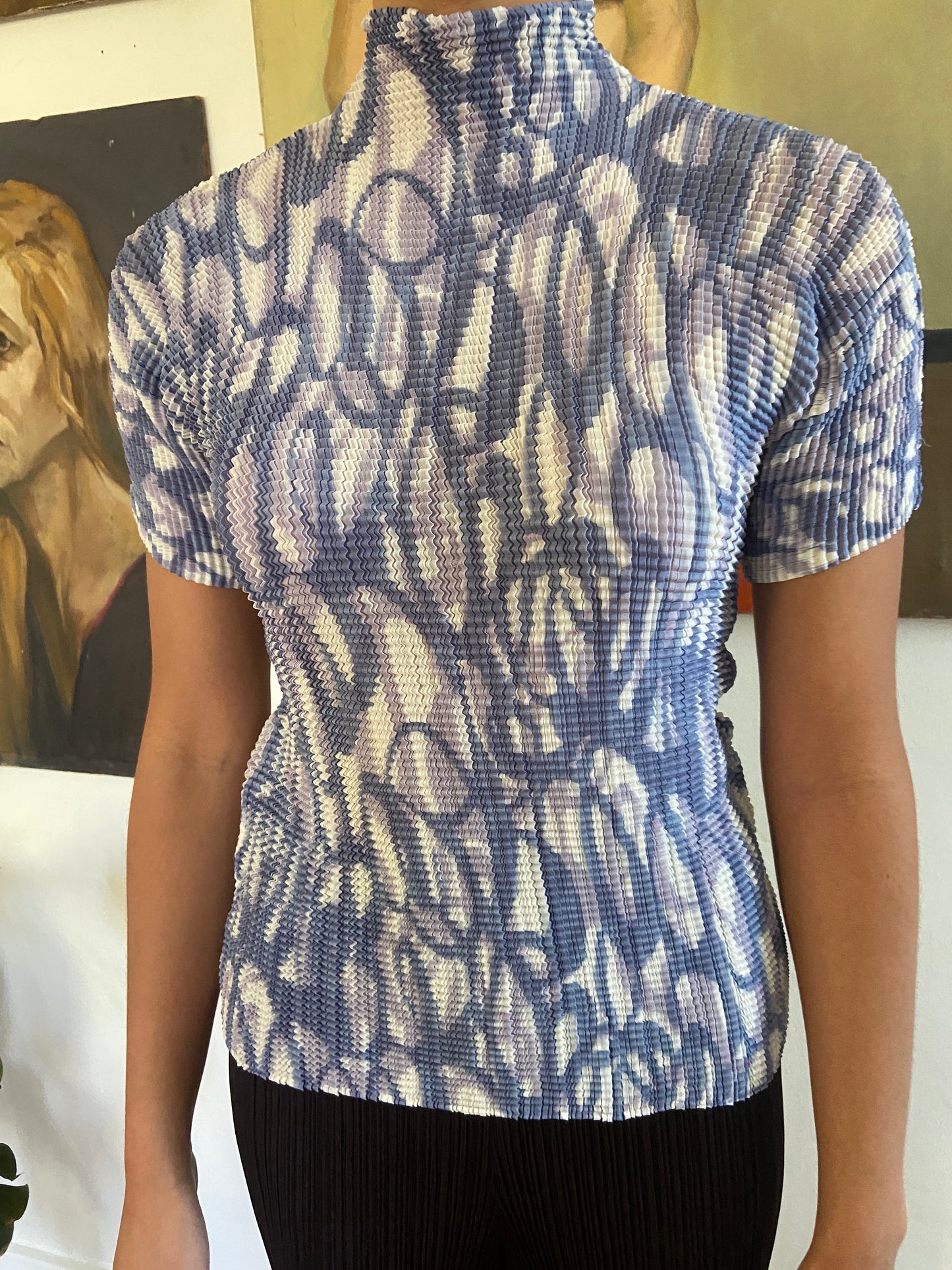 PLEATS PLEASE ABSTRACT TOP