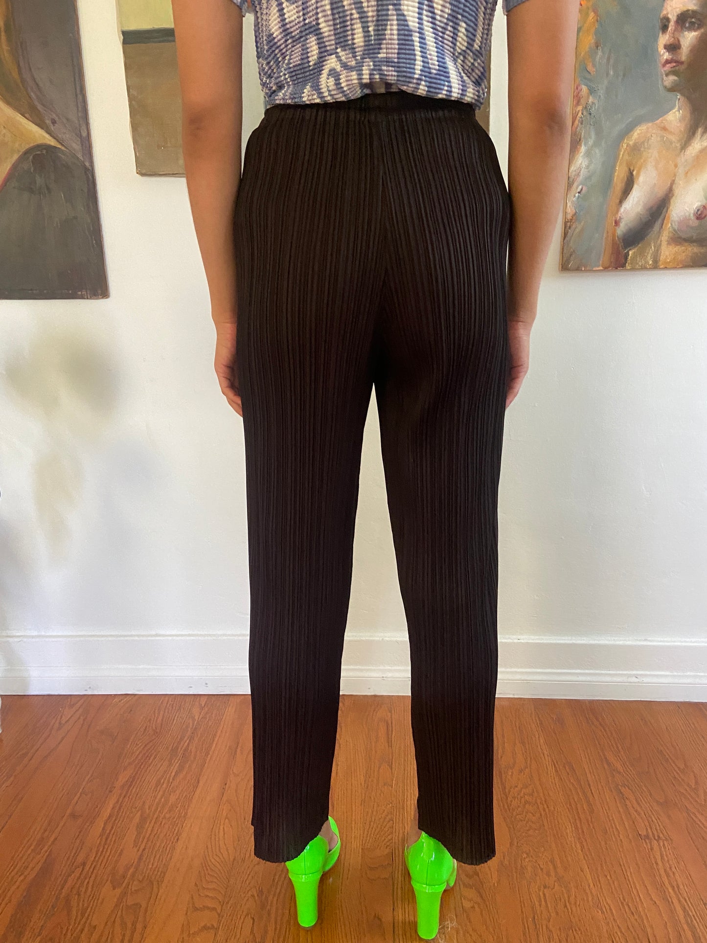 PLEATS PLEASE PLUM PANTS