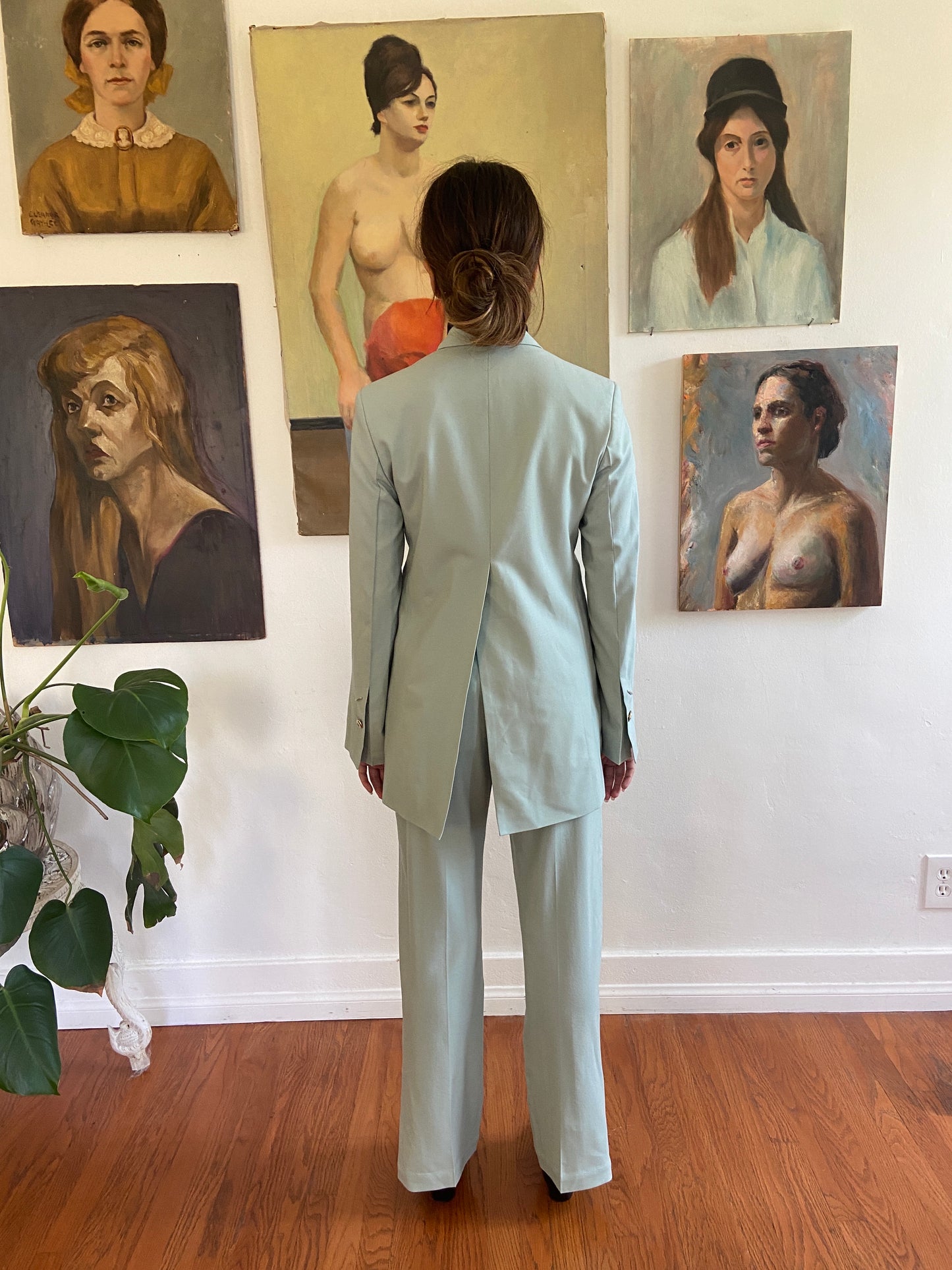 MAIRIN SPLIT HEM PANT SUIT