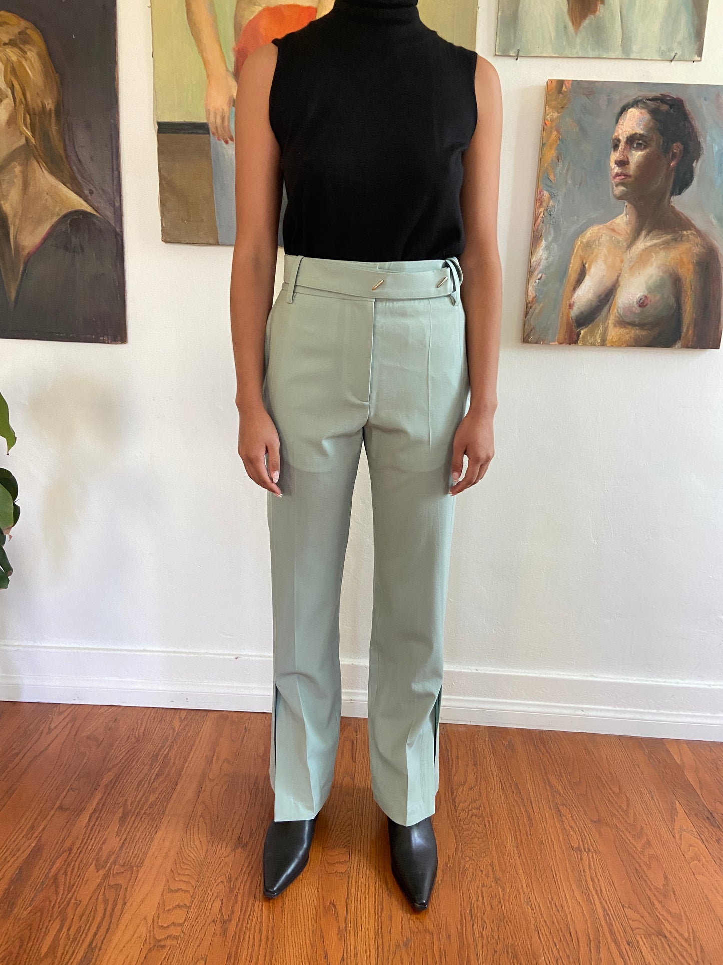 MAIRIN SPLIT HEM PANT SUIT
