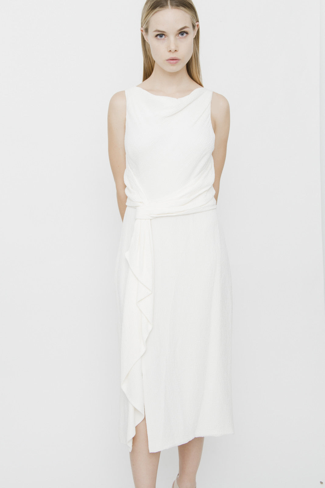 CREPE TIE DRESS