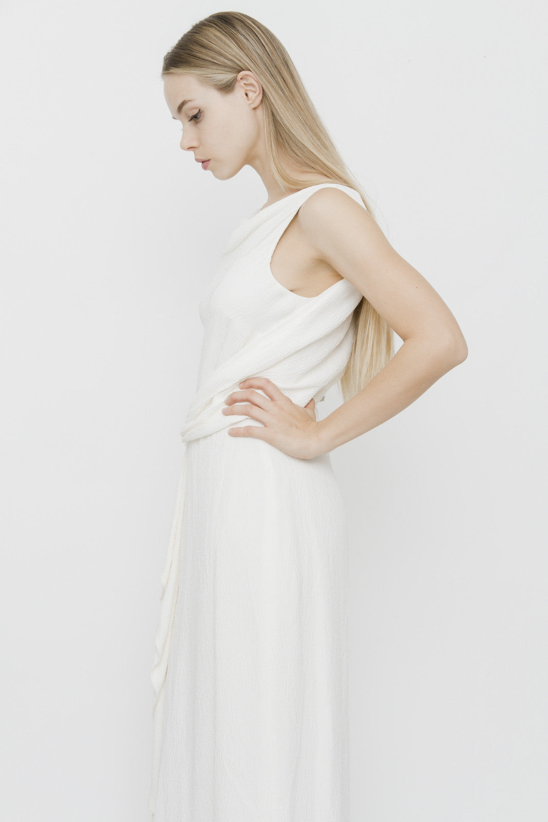 CREPE TIE DRESS