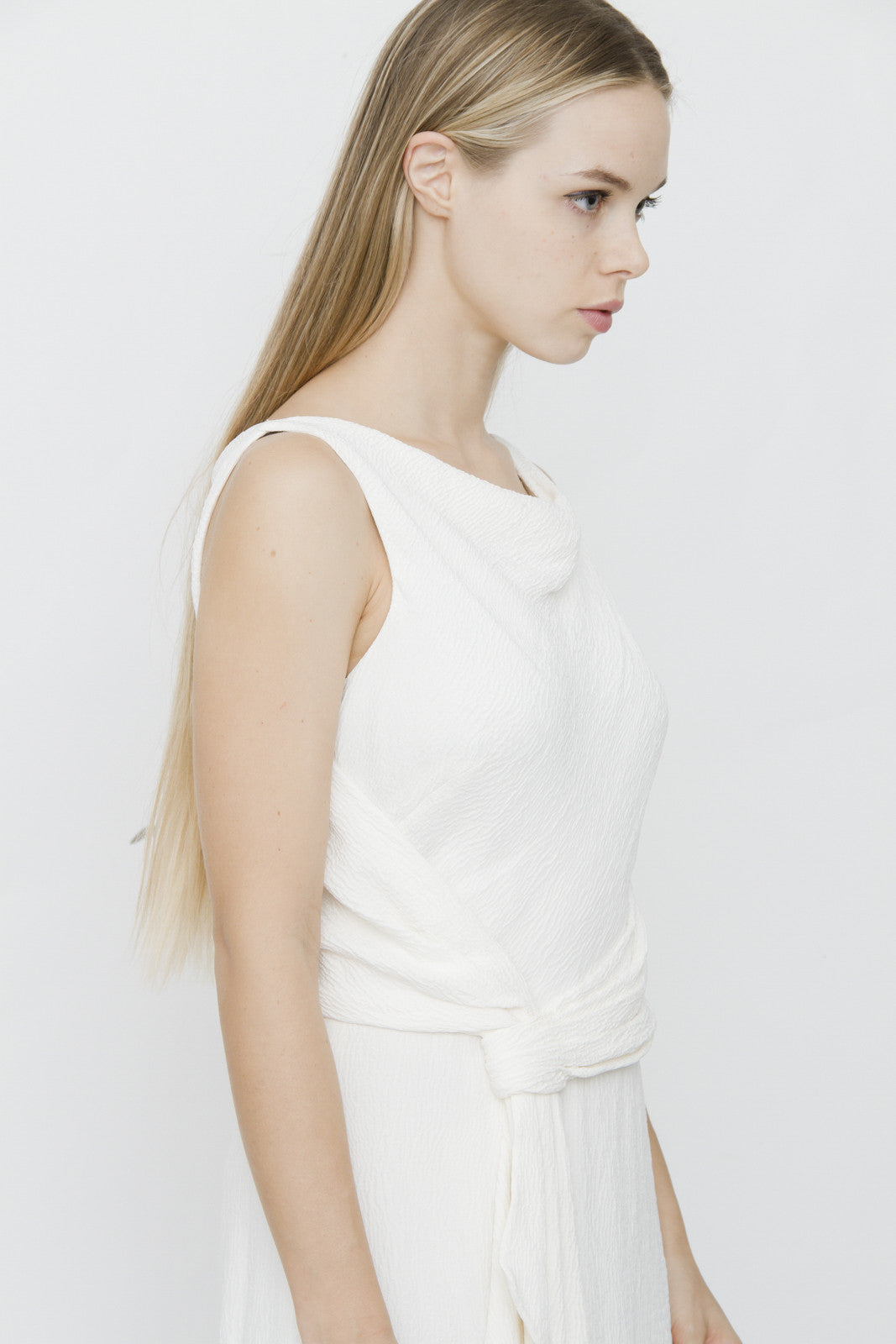 CREPE TIE DRESS