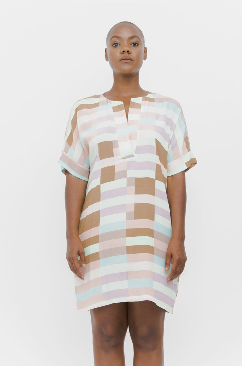 PASTEL STRIPE DRESS