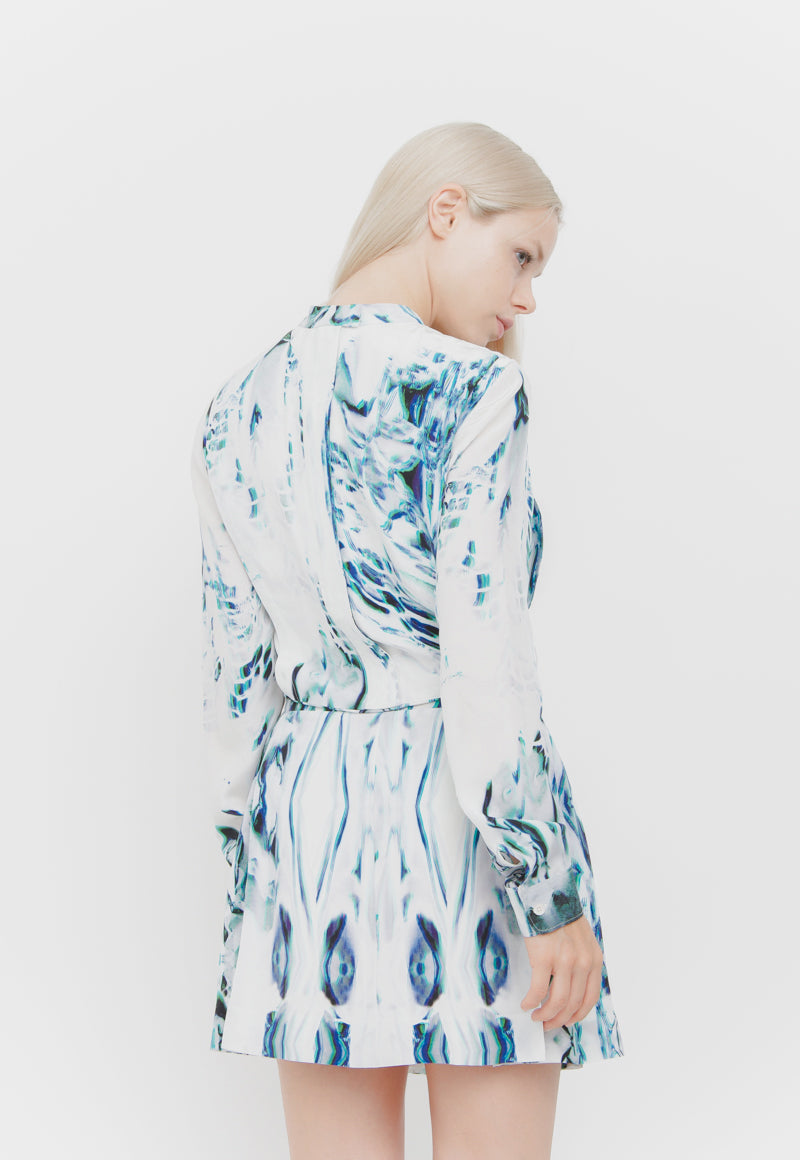 HOLOGRAPHIC PRINT DRESS
