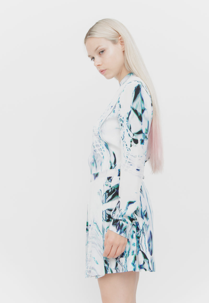 HOLOGRAPHIC PRINT DRESS