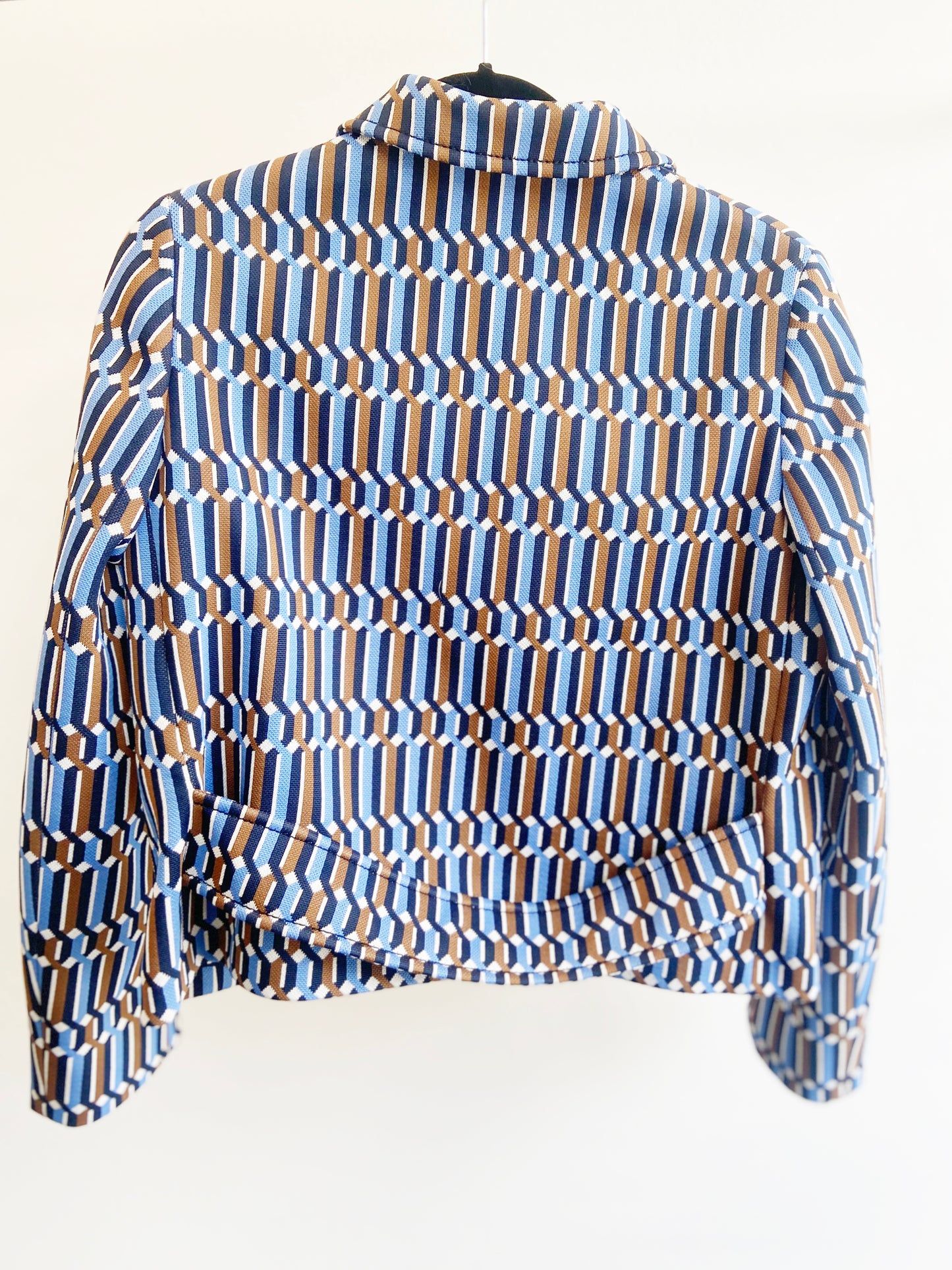 SS19 GEOMETRIC JACQUARD JACKET