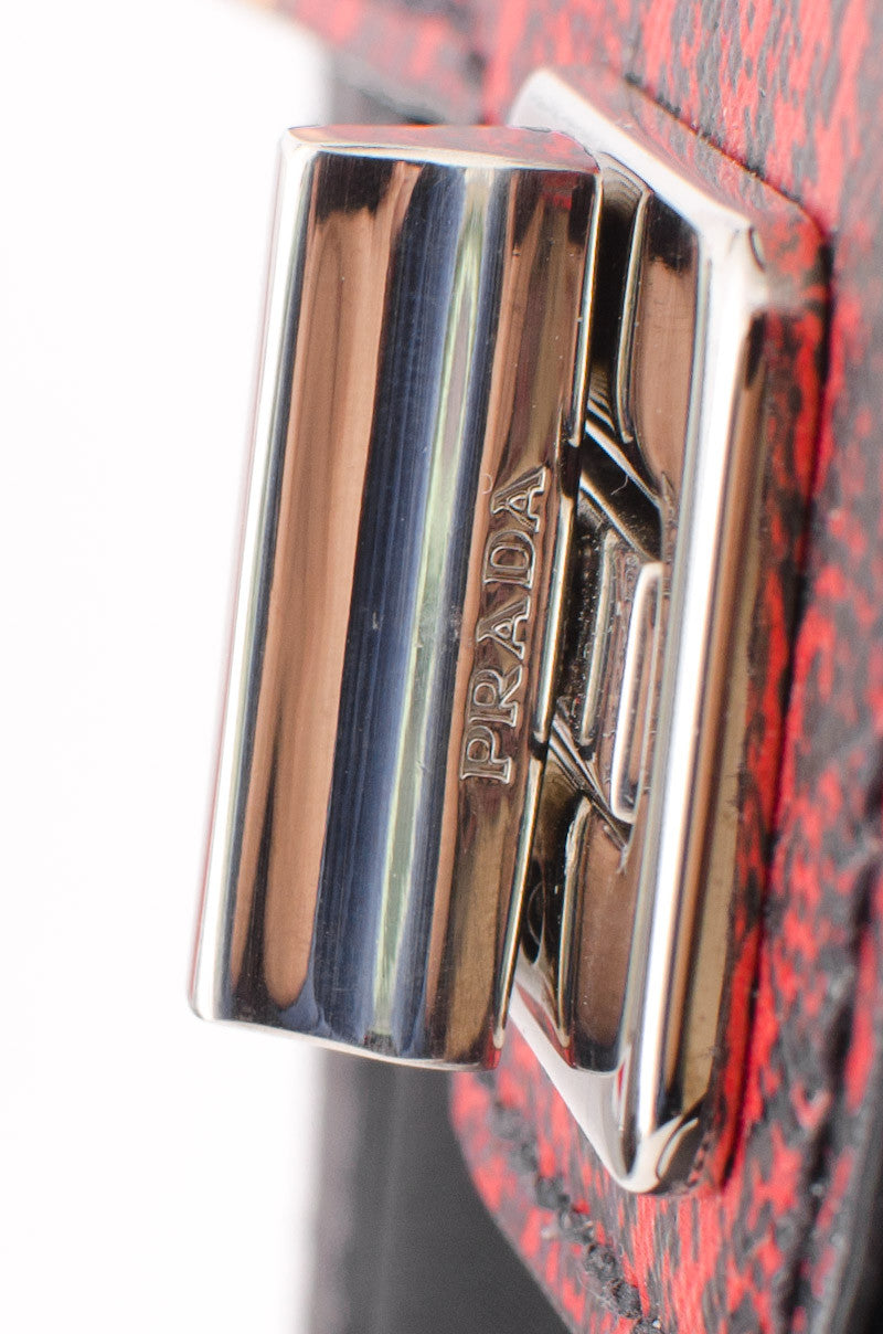 TARTAIN TESSUTO & SAFFIANO PURSE