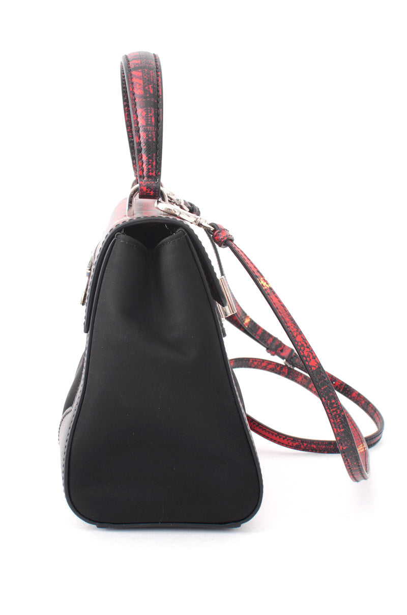 TARTAIN TESSUTO & SAFFIANO PURSE