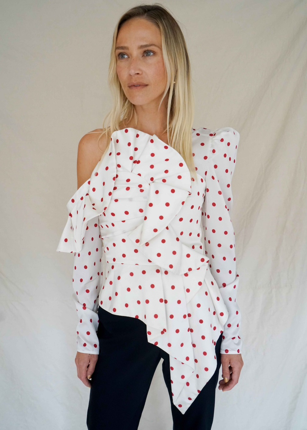 POLKA DOT BLOUSE
