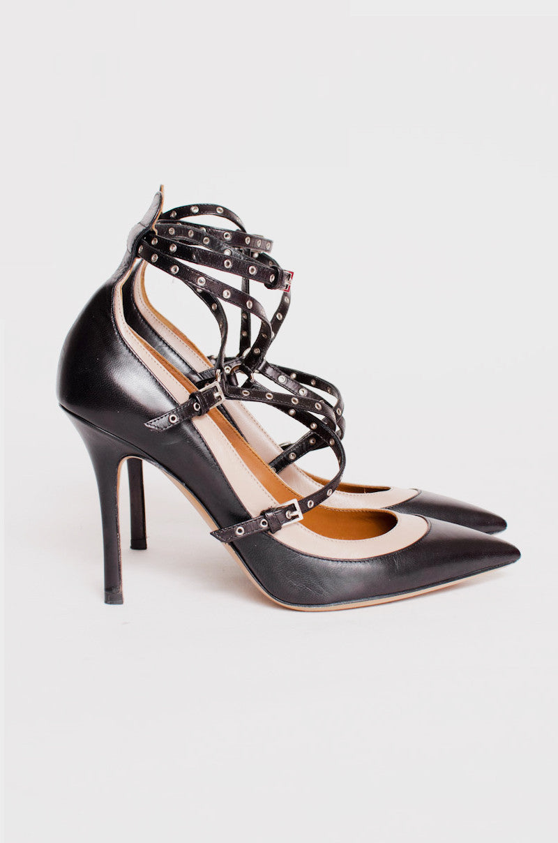 LOVE LATCH GROMMET HEELS