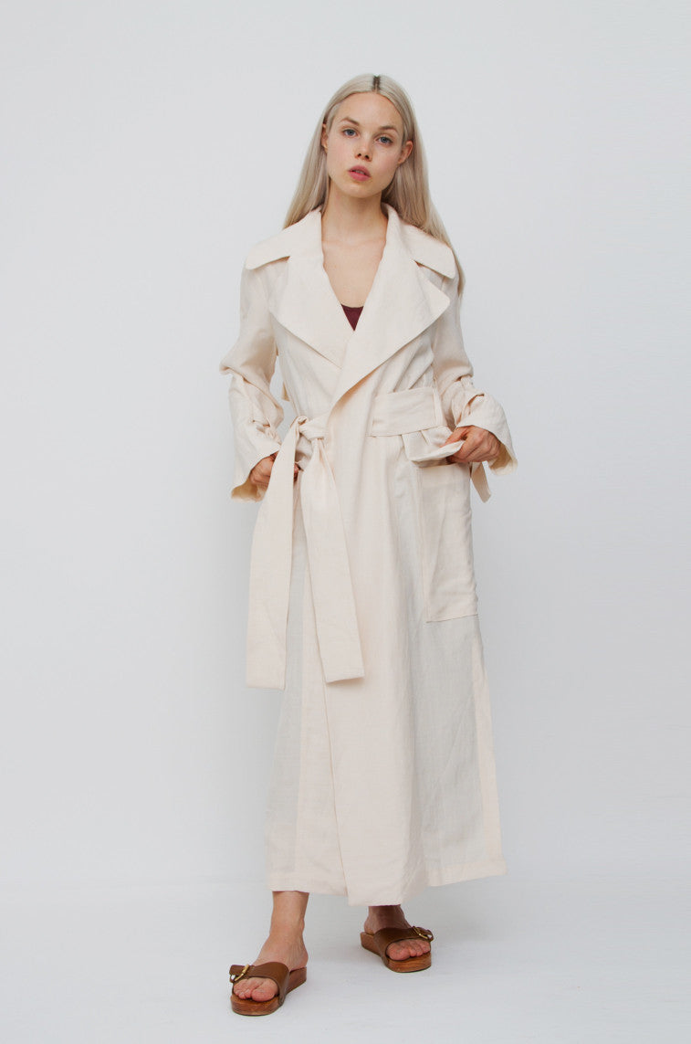 VERNA LINEN TRENCH