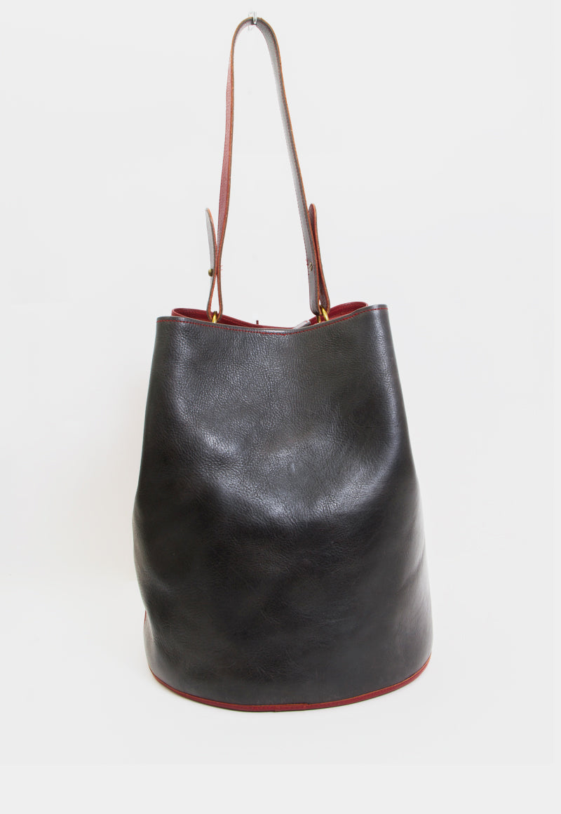 BICOLOR BUCKET BAG