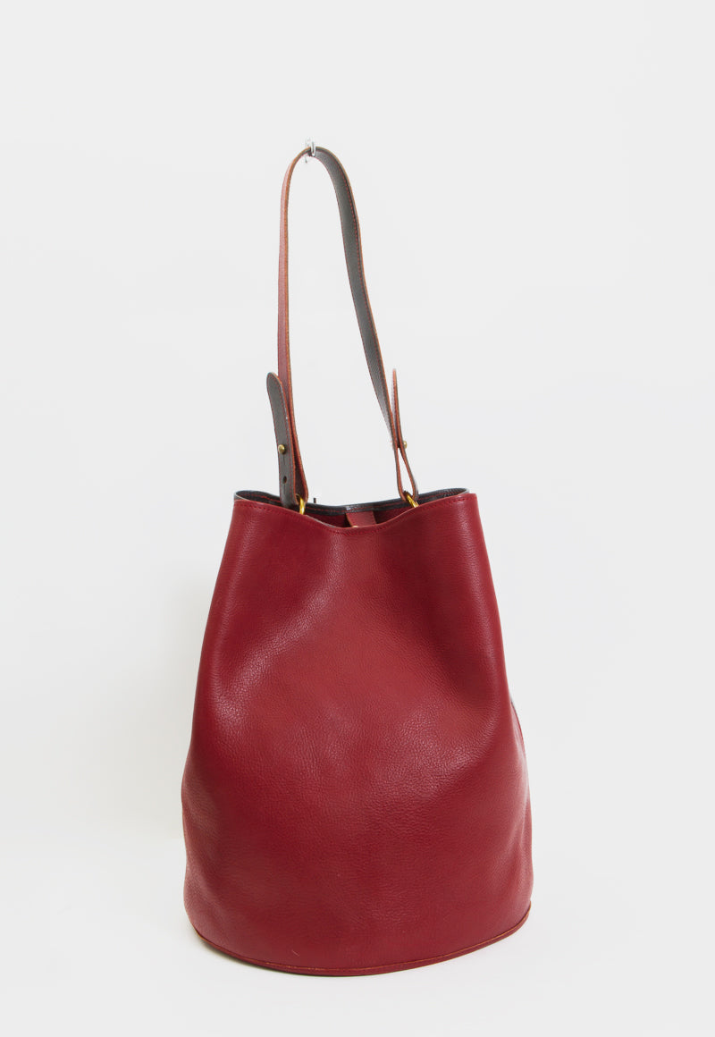 BICOLOR BUCKET BAG