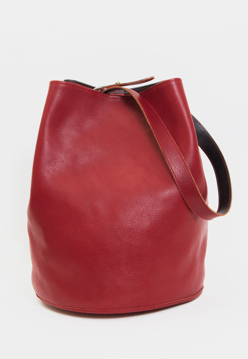BICOLOR BUCKET BAG