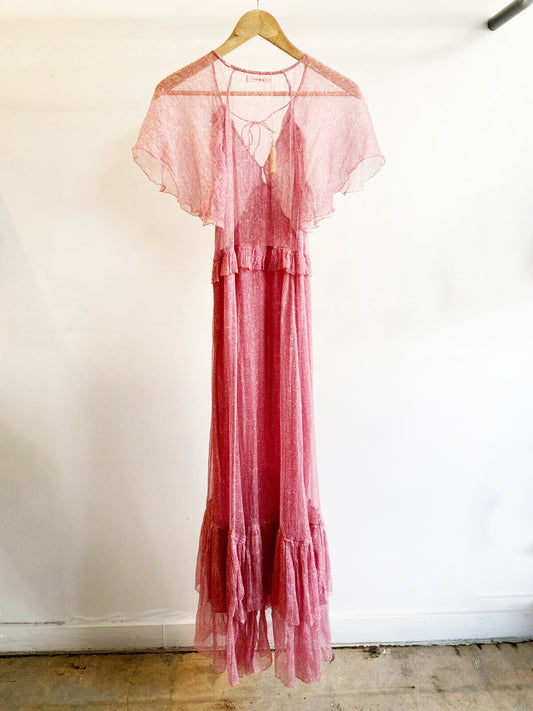 ANTOINETTE SILK MAXI DRESS WITH TAGS