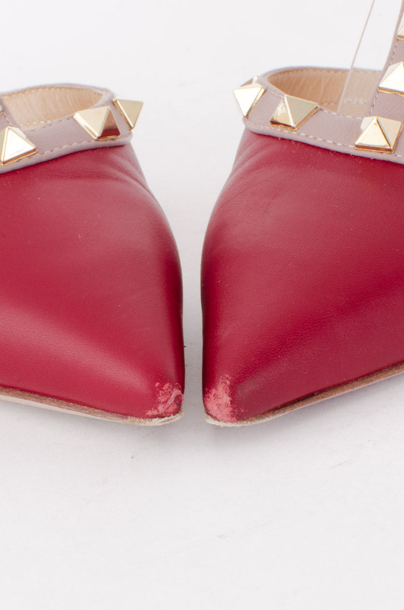 RED CAGED ROCKSTUDS