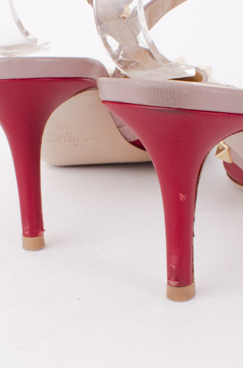 RED CAGED ROCKSTUDS