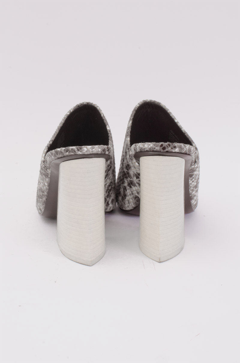 ABIA SNAKESKIN SLIDES