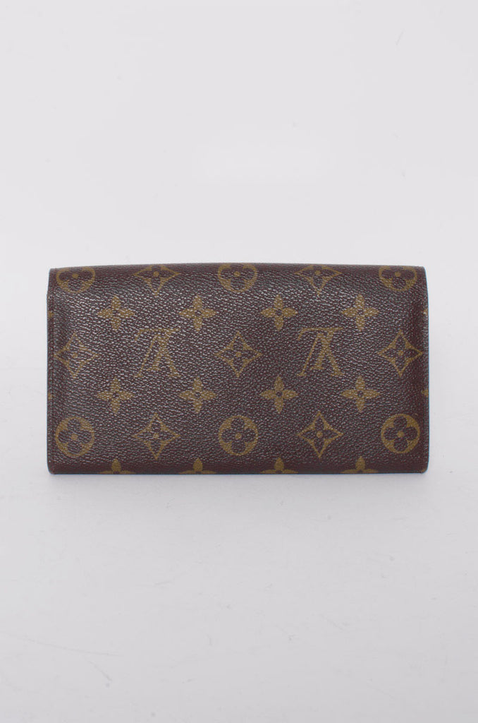 SARAH MONOGRAM WALLET WITH TAGS