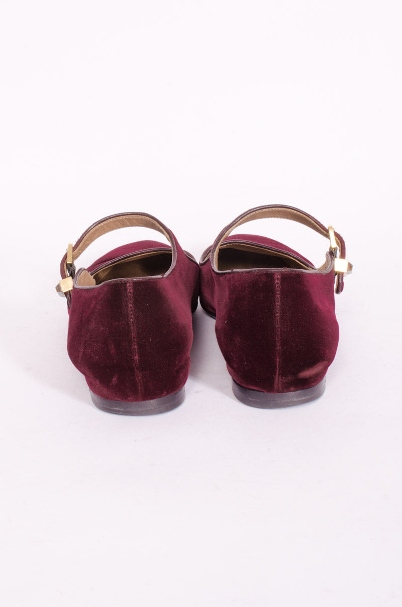 AVA VELVET MARY JANES