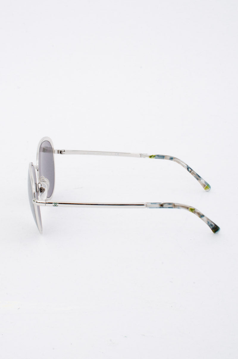 MIRRORED ROUND SUNGLASSES