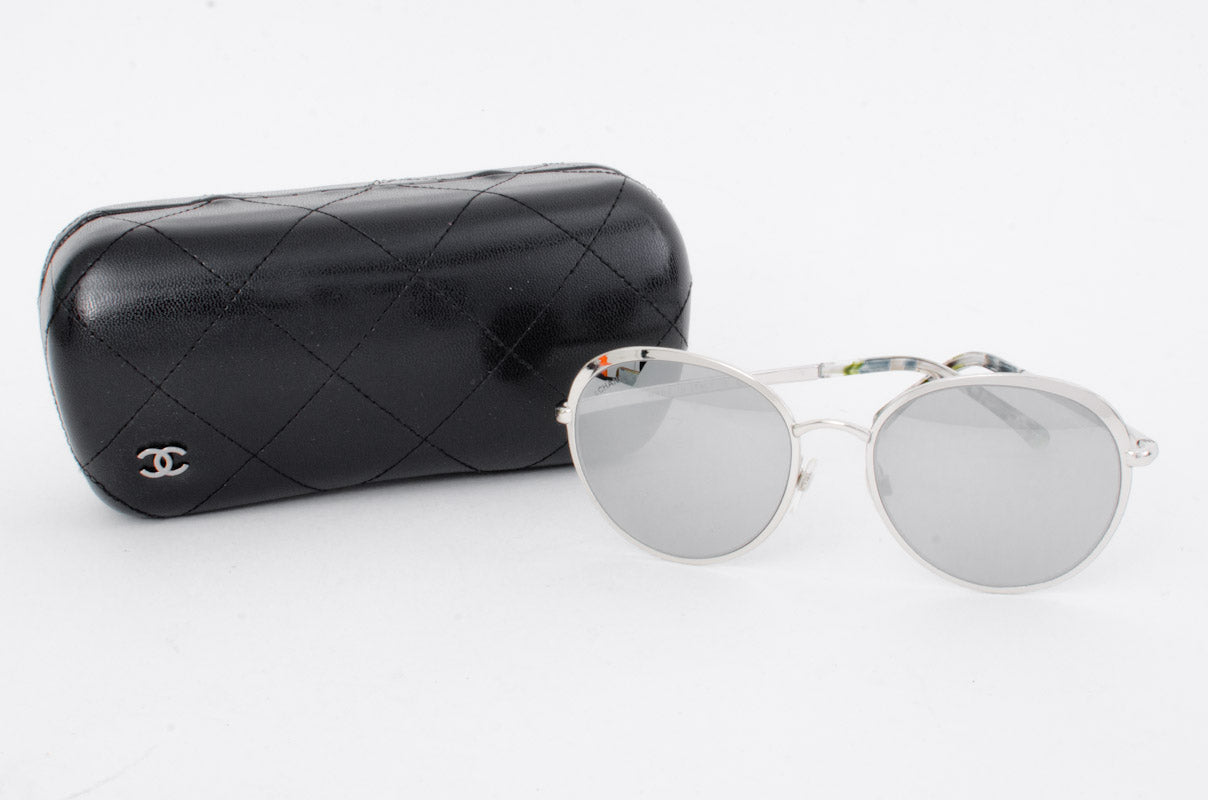 MIRRORED ROUND SUNGLASSES