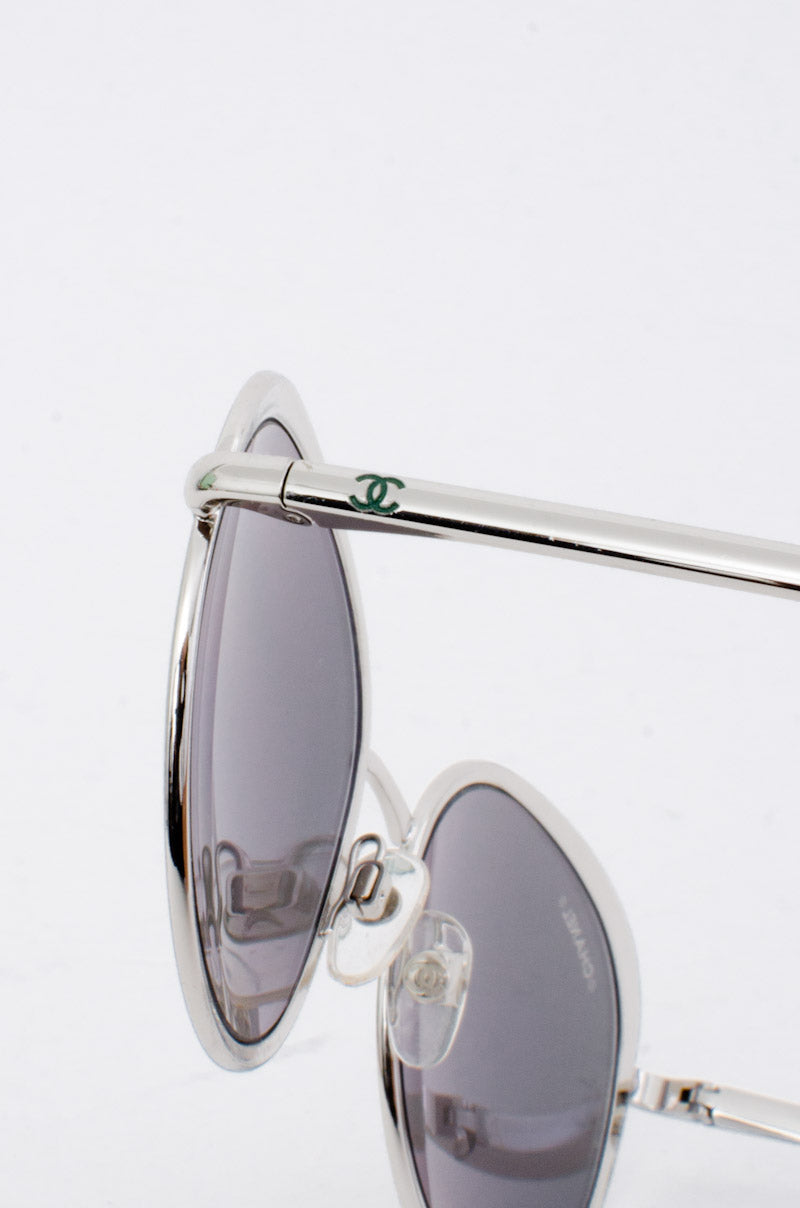 MIRRORED ROUND SUNGLASSES