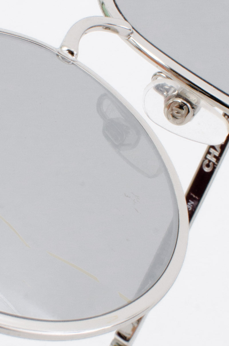 MIRRORED ROUND SUNGLASSES