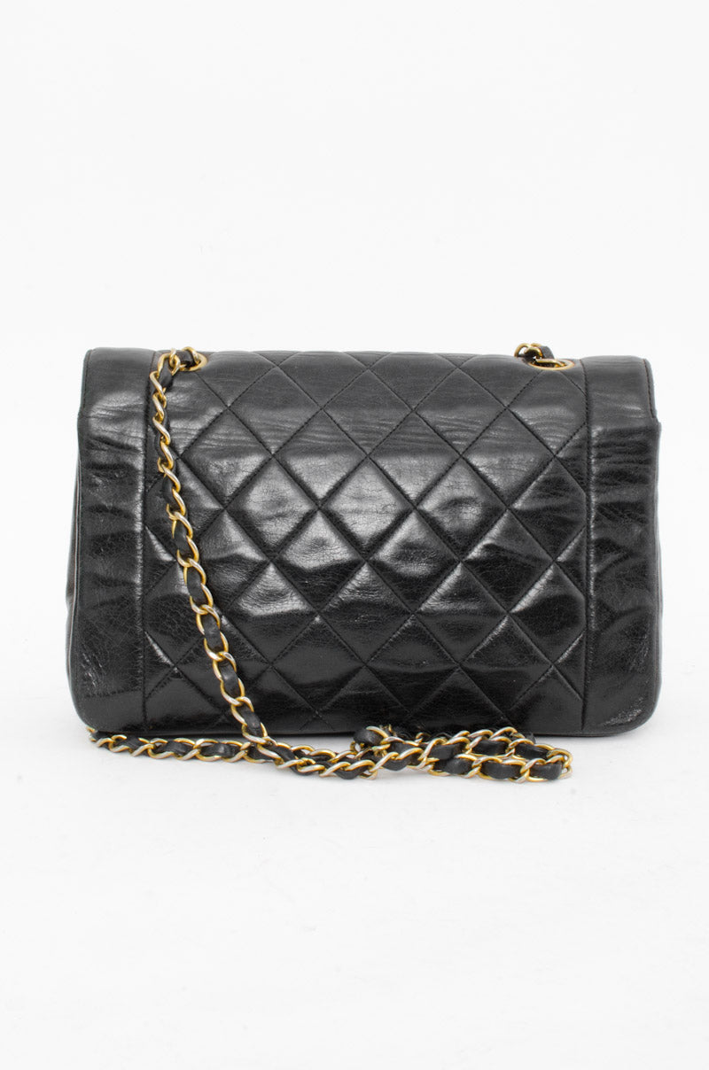 VINTAGE DIANA QUILTED FLAP BAG