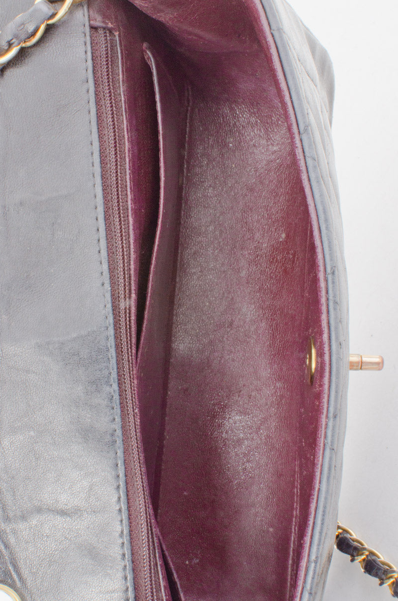 VINTAGE DIANA QUILTED FLAP BAG