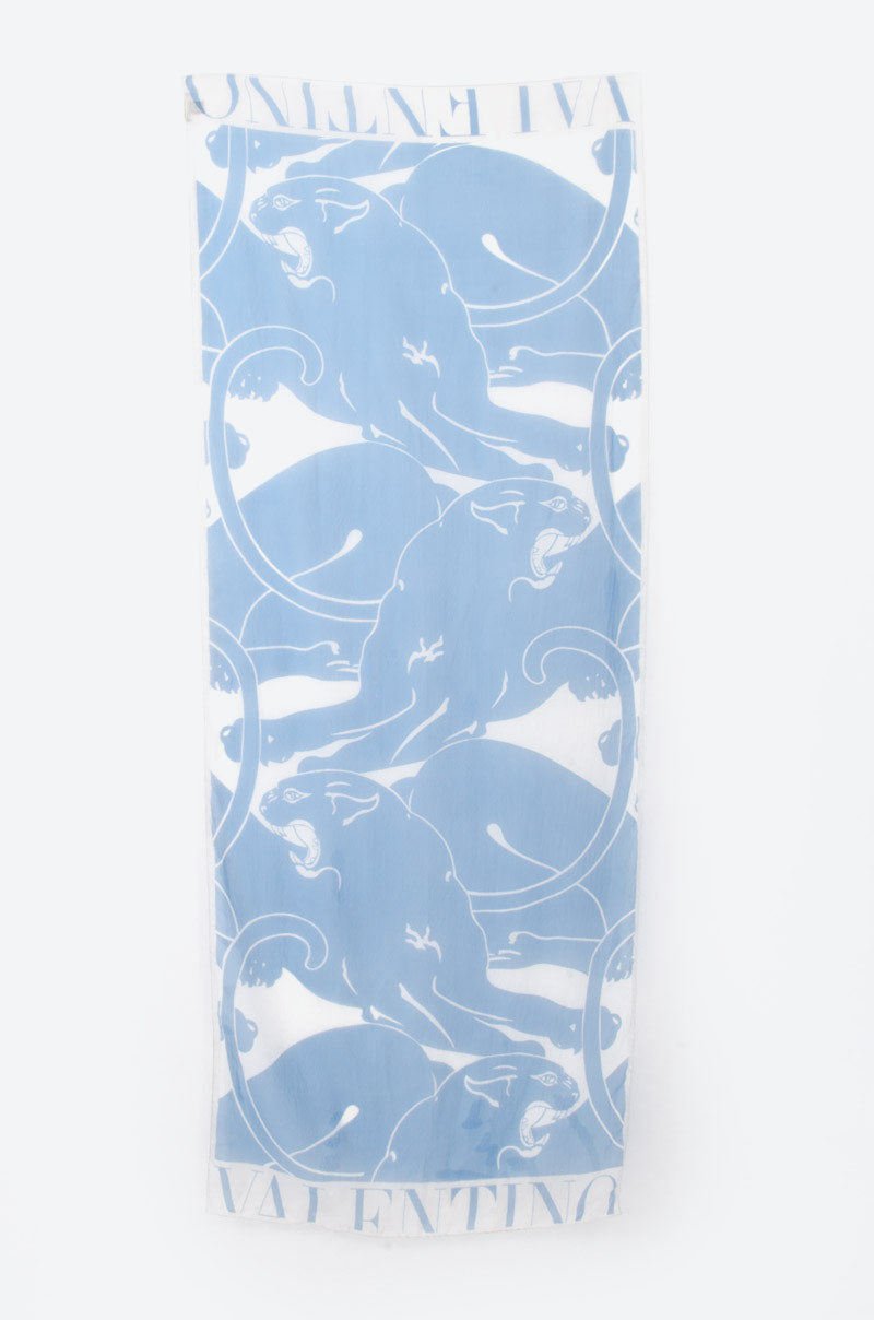 SILK JAGUAR SCARF