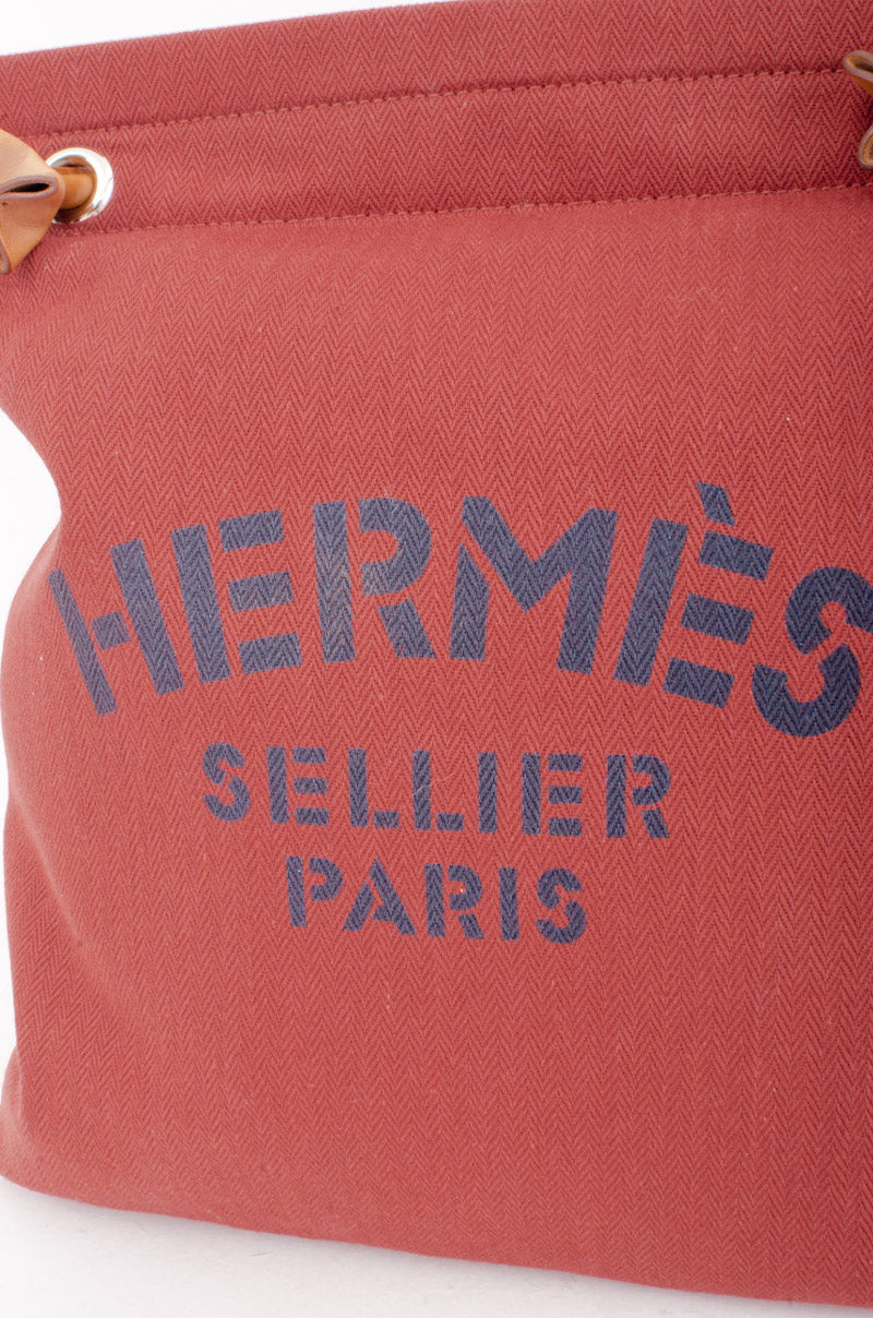 SELLIER CANVAS TOTE