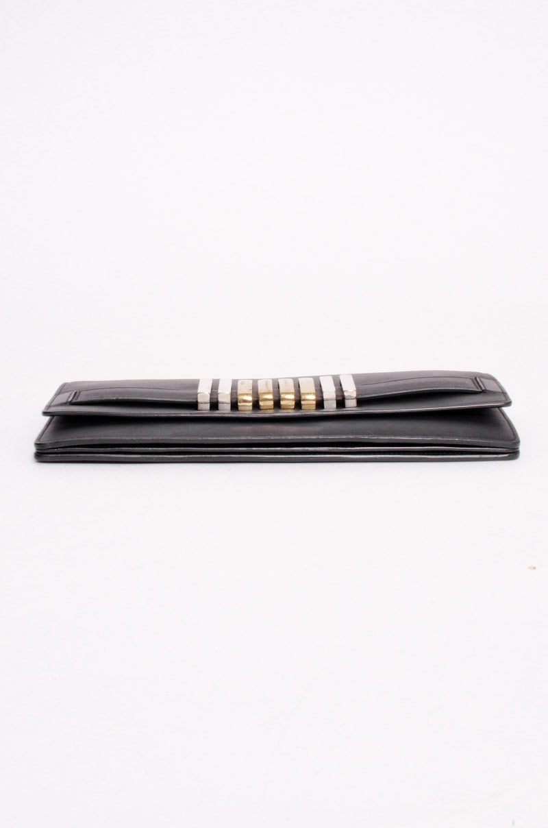 METAL EMBELLISHED CLUTCH