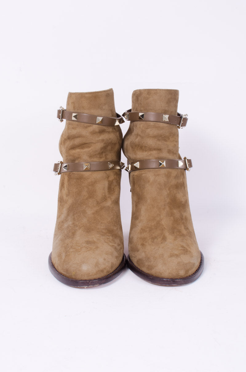 ROCKSTUD ANKLE BOOTS
