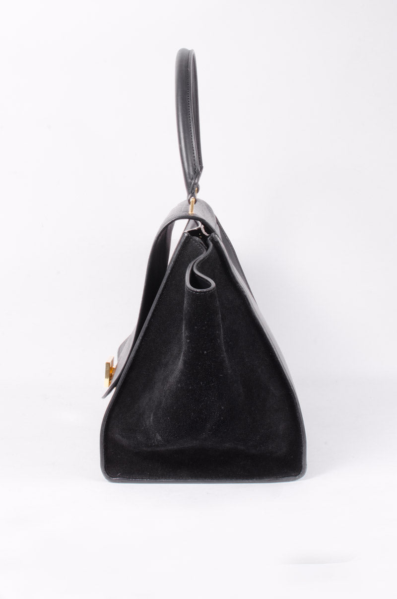 EMBOSSED TRAPEZE BAG
